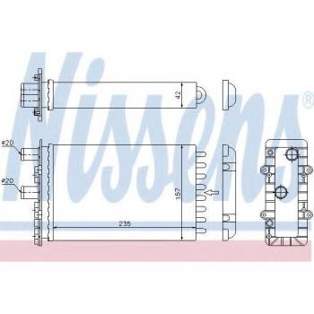Nissens Radiator Heat Matrix 73974