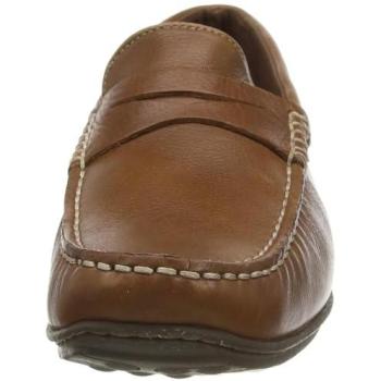 Hush Puppies Roscoe Brown Leather Boat Shoe for Men