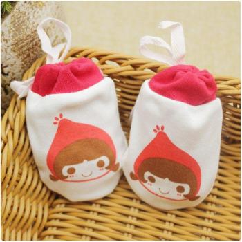 Cartoon Baby Gloves - Warm Cotton Anti-Scratch Mittens