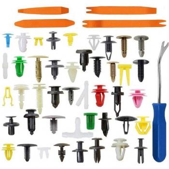 440PCS Auto Fastener Clips - Plastic Push Pins and Rivets for Bumper and Fender