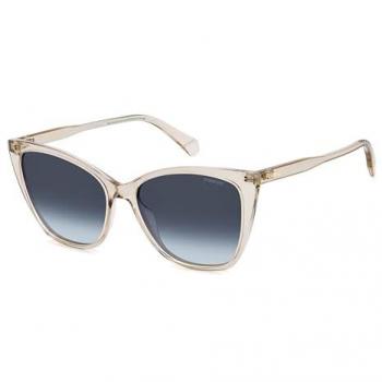 Polaroid PLD 4181/S FWM/Z7 Nude Blue Squared Polarized Women's Sunglasses