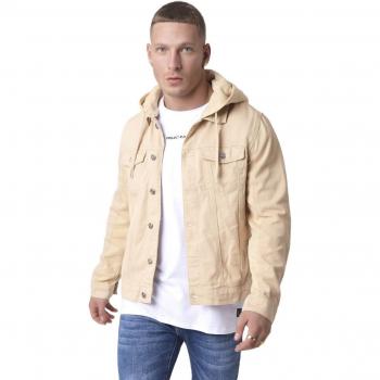 Chaqueta Denim con Capucha Desmontable para Hombre Project X Paris