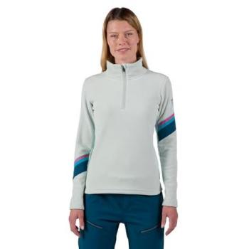 Forro Polar Femme Rossignol Strawpile Half Zip Bleu Ciel/Rosa - M