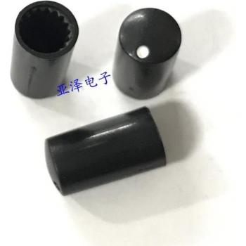7.5*14MM Potentiometer Knob Set, 5PCS, Black with 6MM Sawtooth Holes