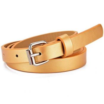 Korean Style Flat Thin Women's Pin Buckle Belt