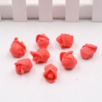 50 Stück Künstliche Blumen Köpfe aus PE Schaum 1 cm für festliche Anlässe