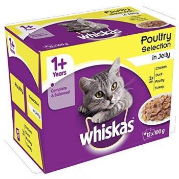 Whiskas Poultry Selection in Jelly 12 x 100 g