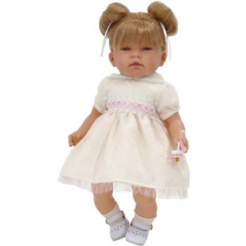 Nines Artesanals d'Onil - Bambola Celia con Vestito Ricamato