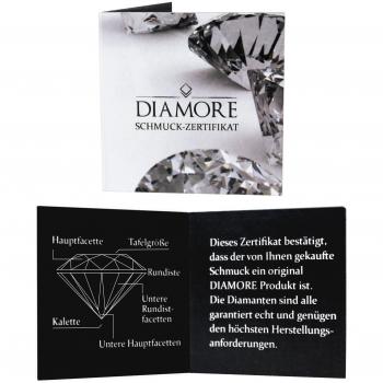 Elli Ohrringe Kinder Schmetterling Natur Diamant (0.04 ct.) in 925 Sterling Silber