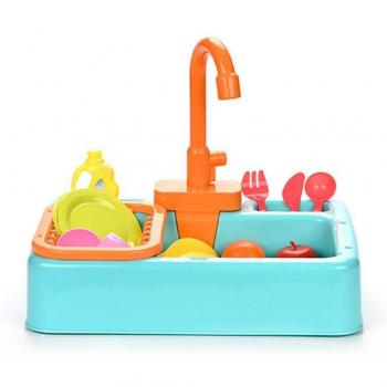 Juego de cocina educativo con lavavajillas para niños