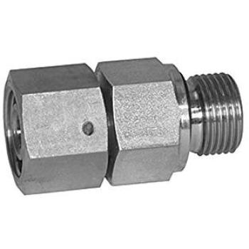 Riegler Verstellbare Gerade Einschraubverschraubung Dichtkegel, G 1/8, Ø6mm Edelstahl