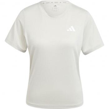 Camisa de Manga Corta Fitness Adidas 3 Stripes Mujeres XL – Gris Claro