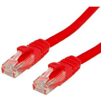 CAT 6A U/UTP Unshielded Patch Cable, 0.5m, Red