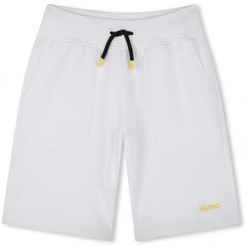 Short Felpa Blanca Infantil G00372