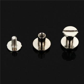 10Pcs Metal Screw Nail Rivets for Crafts