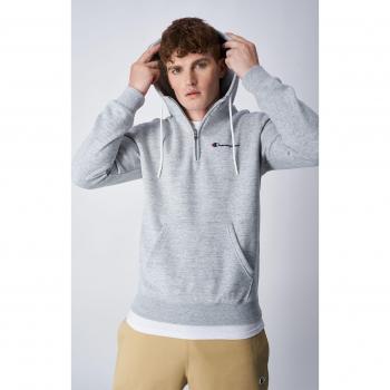 Sudadera Champion Media Cremallera Hombre Gris 2XL