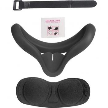 3-in-1 Silicone Eye Mask Cover Pad for Oculus Quest 2 VR Headset