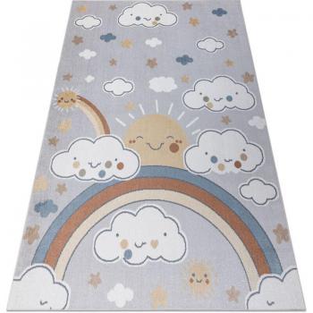 Tapis Rugsx Bono 8437 Ciel Nuageux Gris 80x150 cm