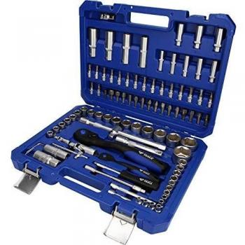 Brilliant Tools - Juego de llaves de vaso, 94 pzs, 1/4, 1/2