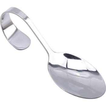 Pince à salade « Ronde» en acier inoxydable