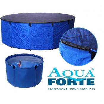 Aquaforte Flexibles Faltbecken Koi bowl, inkl. Abdecknetz und praktischer Tragetasche, Ø 120 x H 60 cm