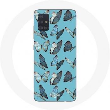 Blue Butterfly Case for Samsung Galaxy A71