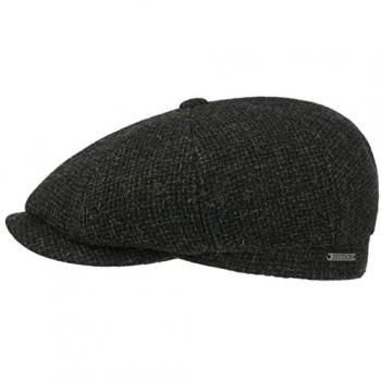 Stetson Hatteras Shetland Wool Flat Cap, Size S, Colour Multi