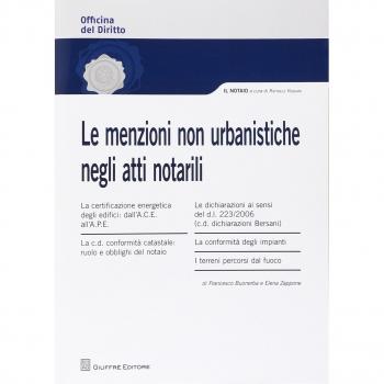 MENZIONI NON URBANISTICHE