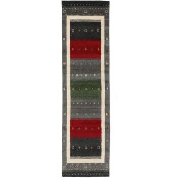 Tapis D'Orient Noué à la Main 73X270 Marron/Beige