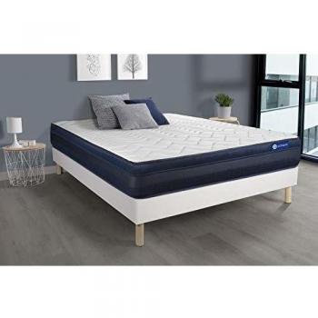 Pack de Descanso Actiflex Tech 180x200 + Somier Multiláminas, Muelles Ensacados y Espuma Viscoelástica