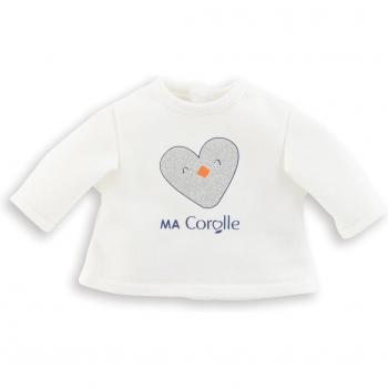T-shirt manches longues pour poupée Ma Corolle - Corolle - Pingouin - Blanc/Marron