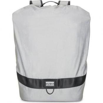 OAK25 Grau Reflektierender Regencover-Rucksack mit Wasserdichtheit