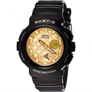 Casio Frauensport-Uhr G BGA195M-1A Schwarzer Gummiband – Quarzwerk