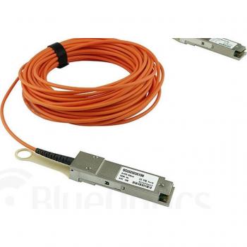 QSFP‑AOC 15 m Orange – BlueOptics