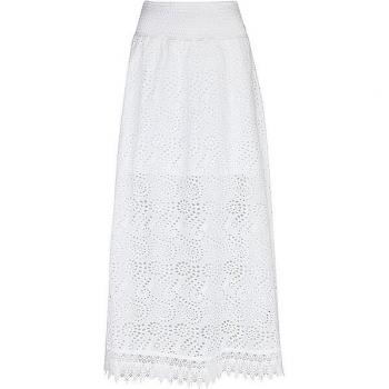 Biela maxi sukňa Guess Rafa