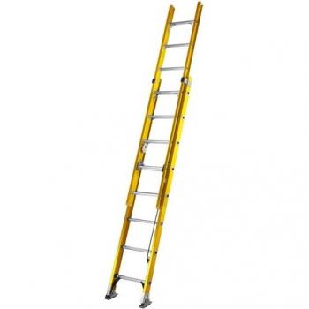 Werner Alflo Trade Double Fibreglass Extension Ladder 2.5m