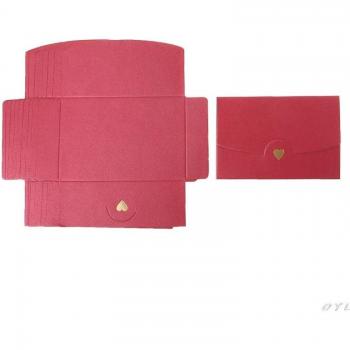 10pcs Retro Mini Heart Envelopes for Greeting Cards
