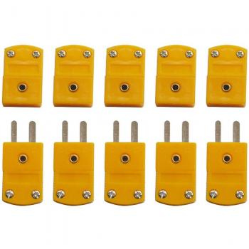 Mini prise de thermocouple K‑Type 10 pièces