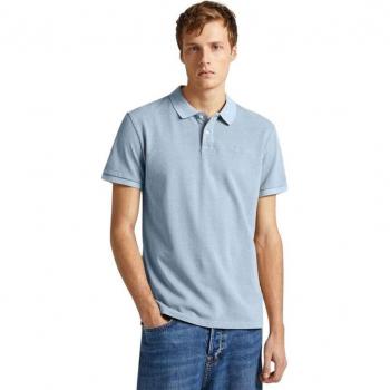 Polo Piqué Pepe Jeans Hombre Azul Claro