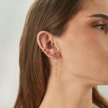 Ear Candy - Piercing Luz en Plata de Ley 925 con Baño de Oro Amarillo 18k