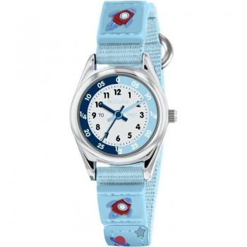 TK0156 – Jungen-Analoguhr aus Quarz, Stoffarmband