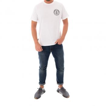 Unfair Athletics Herren T-Shirt „Blaue Perfektion“ XL (weiß)