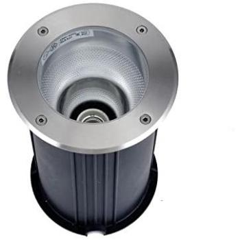 Lámpara Ortigia de Cristal Irrompible para Empotrar, Acero Inoxidable 180 mm