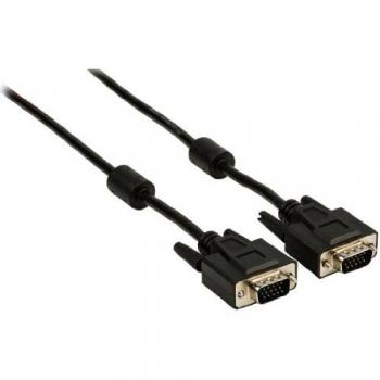 VGA Draad 5 Meter Zwart – 15 cm Lengte, Male‑to‑Male