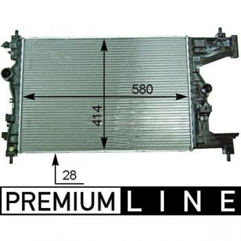 MAHLE ORIGINAL CR 2114 000P Motor-Kühler