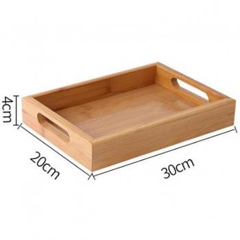 Mesa Rectangular de Madera Sólida para Vajilla