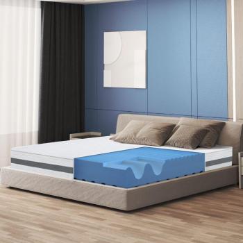White Stone Memory‑Matratze 70×200 – 20 cm antibakteriell, 3‑Zonen‑Air‑System