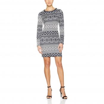 ONLY Onlrose L/s Dress Jrs, Vestido para Mujer, Azul