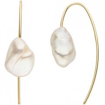 Keshi Perlenohrringe JOBO, 375 Gold mit Haken