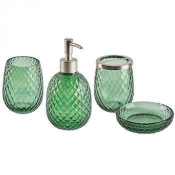 Elegantes Badezimmer-Set in Grün